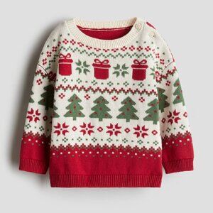 (4/$20) H&M - Jacquard-Knit Sweater